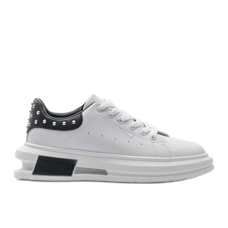 Sneakers bianche e nere da donna Taranto bianca