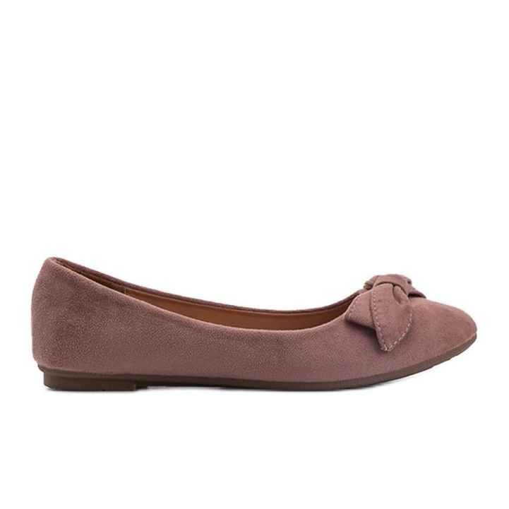 Ballerine in camoscio rosa di Ellie