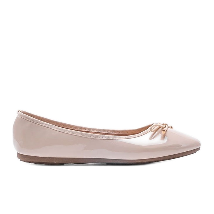 Ballerine Jaylynn in vernice beige