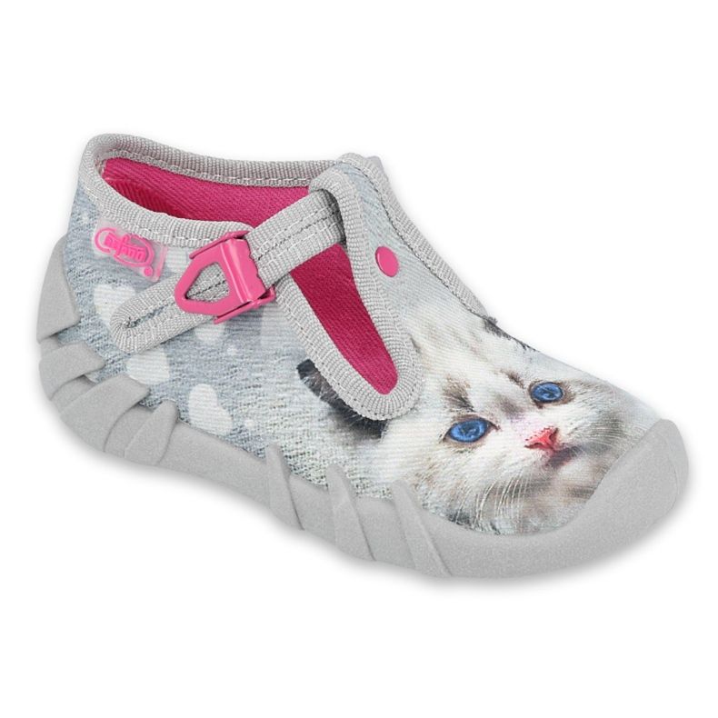 Scarpe per bambini Befado 110P416 rosa grigio