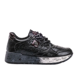 Sneakers nere con zeppa Ayanna nero