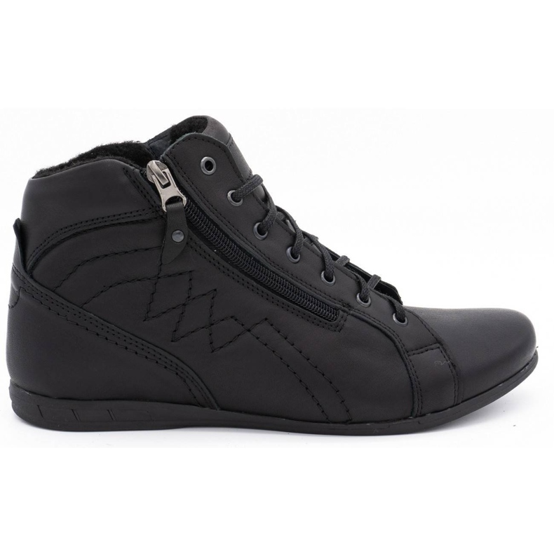 Polbut Scarpe isolate da uomo nere 866 nero