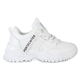 SHELOVET Scarpe da ginnastica primaverili alla moda bianca