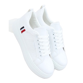 Sneakers da donna bianche NB378P White bianco