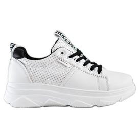 SHELOVET Scarpe Da Ginnastica Sulla Piattaforma Bianca Nizza