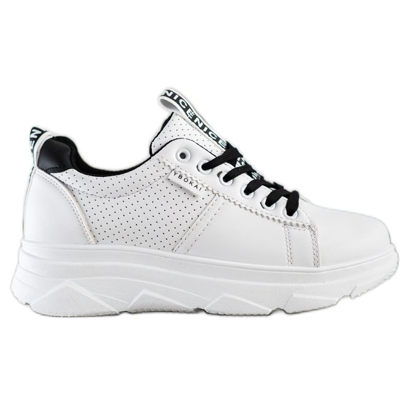 SHELOVET Scarpe Da Ginnastica Sulla Piattaforma Bianca Nizza
