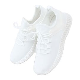 Calze sportive bianche JH-09 White bianco