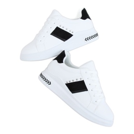 Sneakers da donna bianche LA129P BIANCO/NERO