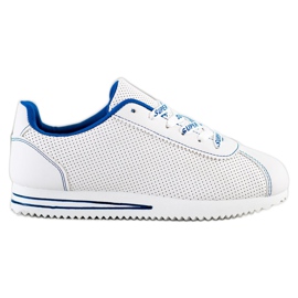 SHELOVET Sneakers traforate Super bianco