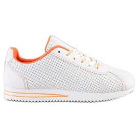 SHELOVET Sneakers traforate Super bianco