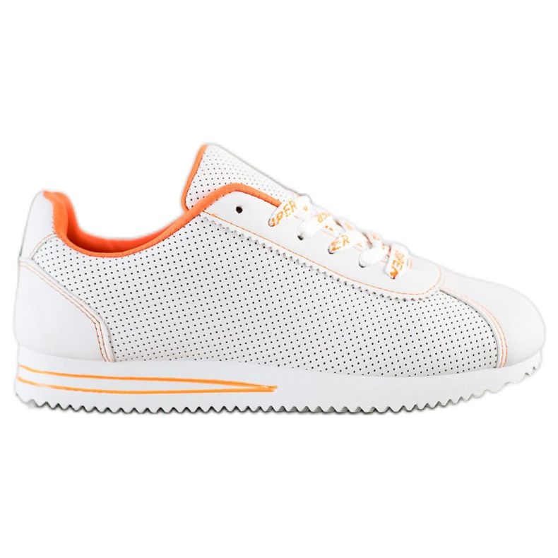 SHELOVET Sneakers traforate Super bianca
