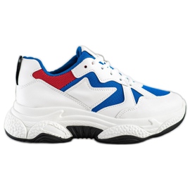 Fashion Scarpe da ginnastica comode bianca multicolore