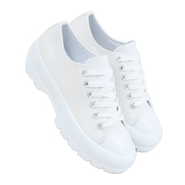 Sneakers da donna bianche LA138 White bianca