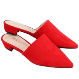 Ciabatte rosse alla mandorla MM-799 Red rosso