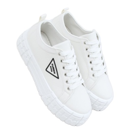 Sneakers da donna bianche LA134 White bianco