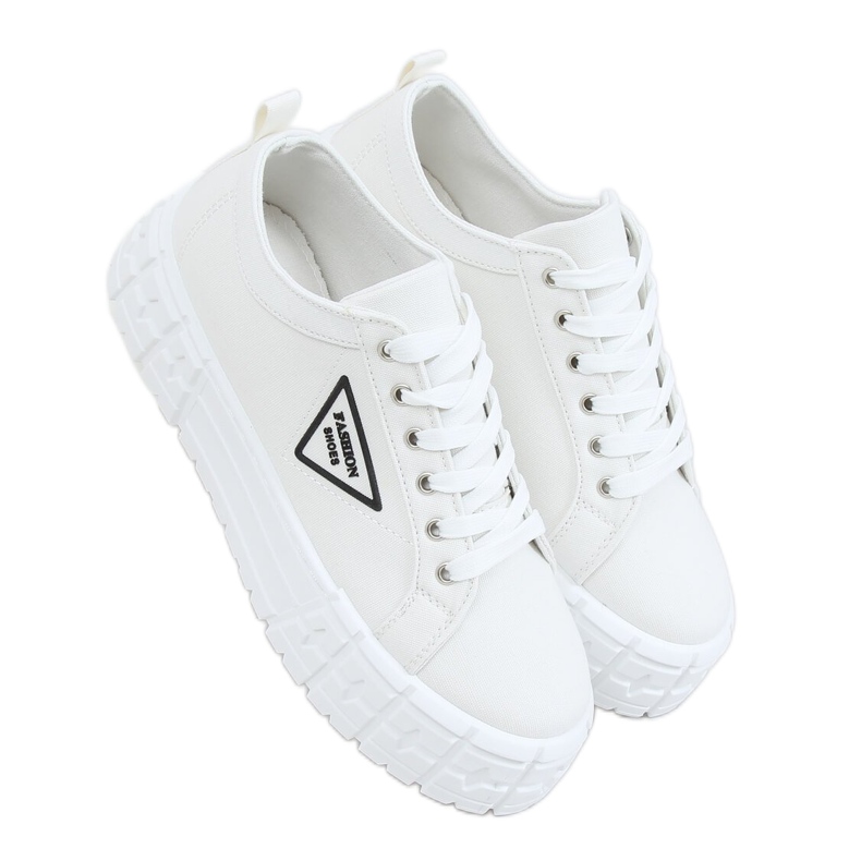 Sneakers da donna bianche LA134 White bianca