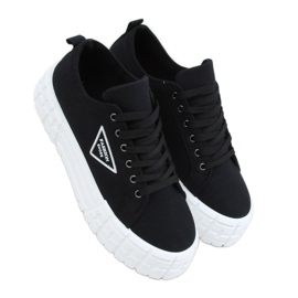 Sneakers da donna nere LA134 Black nero