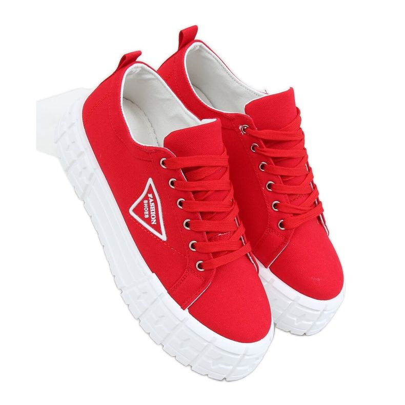 Sneakers rosse da donna LA134 Red rosso