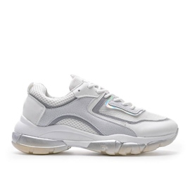 Sneakers sportive bianche 9796 bianco