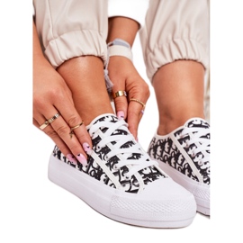 PS1 Sneakers Daphne Donna Bianche e Nere bianco nero