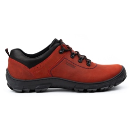 Kampol Scarpe trekking uomo 36 rosse rosso