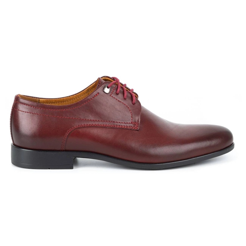 Kampol Scarpe da cerimonia uomo 334/34 bordeaux rosso