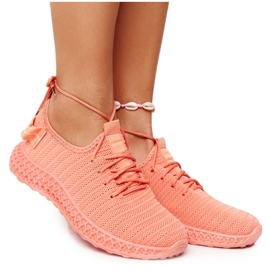 PS1 Scarpe Sportive Donna Slip-on Coral Do It arancia rosa