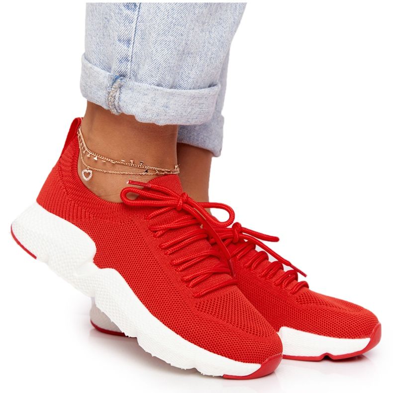 Scarpe Sportive Donna Slip-on Big Star DD274580 Rosse rosso