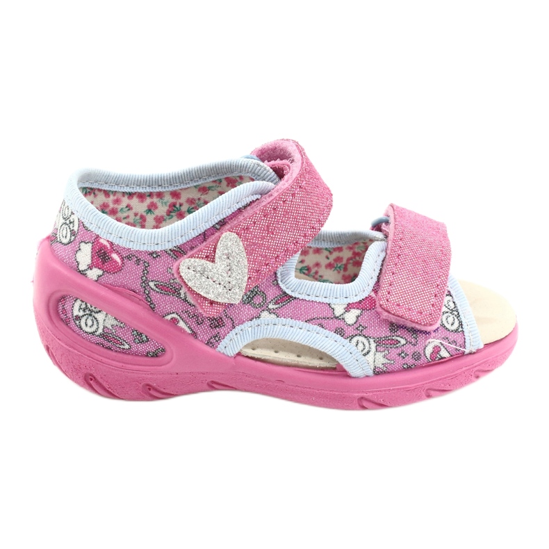 Scarpe per bambini Befado pu 065P147 rosa multicolore