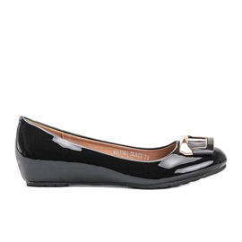 Ballerine Lillie laccate nere nero
