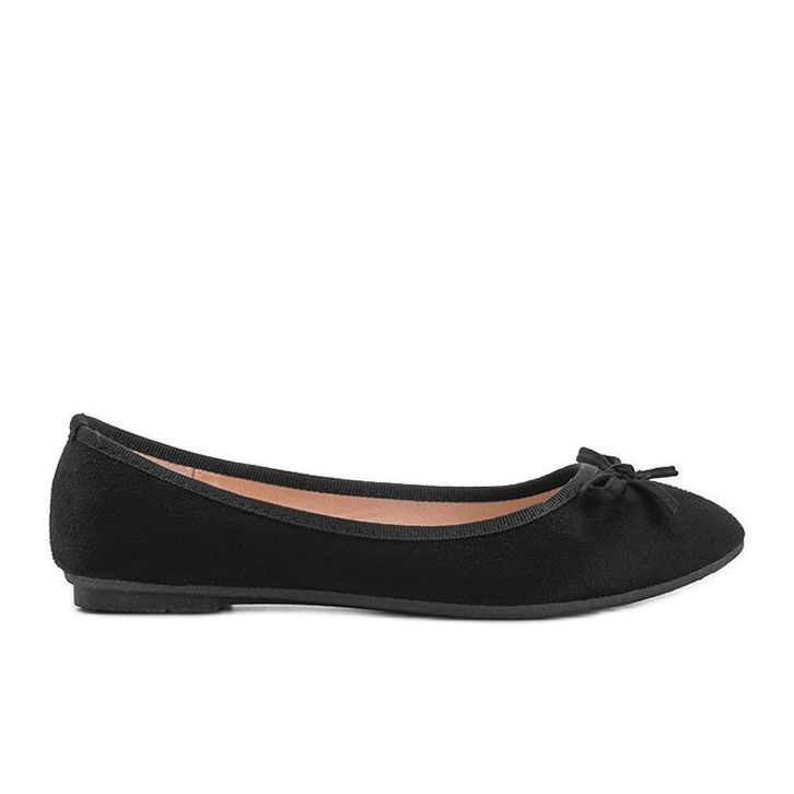 Ballerine nere con fiocco Angelina nero