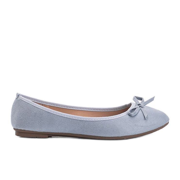 Ballerine Angelina blu con fiocco