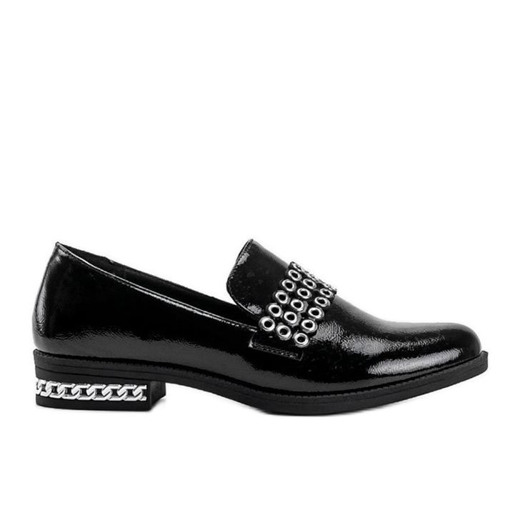 Scarpe laccate nere Jamie da donna nero