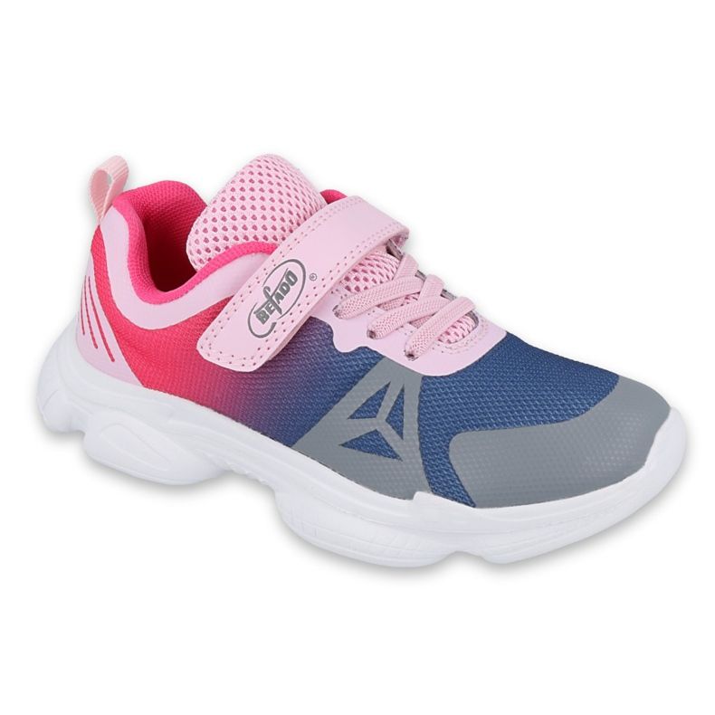 Scarpe per bambini Befado 516X054 blu navy rosa grigio multicolore