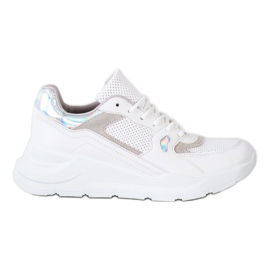 SHELOVET Scarpe da ginnastica bianche bianca