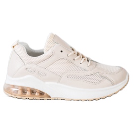 SHELOVET Sneakers Beige Con Rete