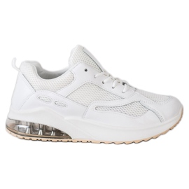 SHELOVET Sneakers Bianche Con Rete bianca