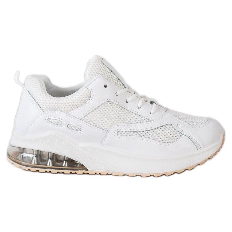 SHELOVET Sneakers Bianche Con Rete bianca