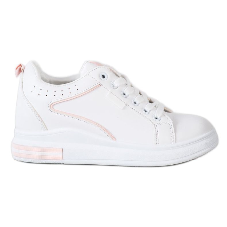 SHELOVET Scarpe Bianche Con Zeppa Nascosta bianca