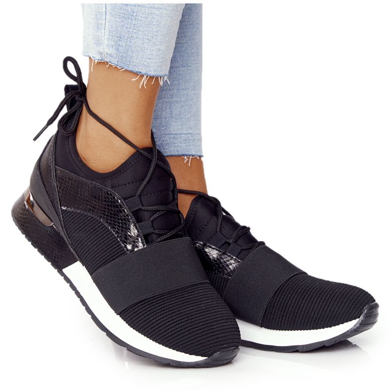 FB2 Scarpe sportive da donna Sneakers Nere Netta nero