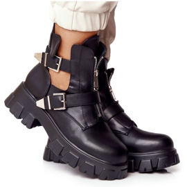 FB2 Stivali da donna Workers On The Platform Black Cosmic Love nero