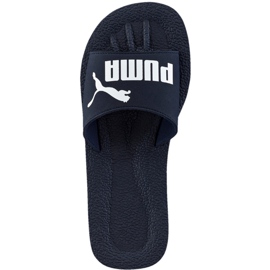 Pantofole Puma Purecat navy bianco 360262 02 bianca blu navy
