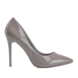Décolleté grigie su tacco Madyson grigio