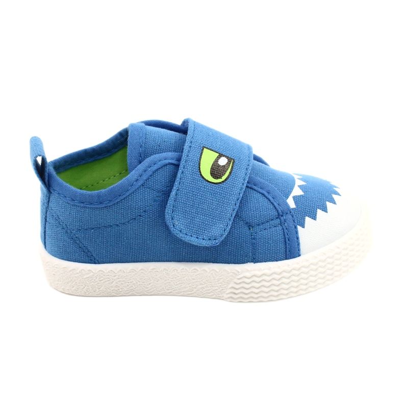 News Sneaker per bambini Velcro Crocodile 21DZ26-3923 Blue