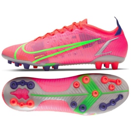 Scarpa da calcio Nike Mercurial Vapor 14 Elite Ag M CZ8717 600 rosso arance e rossi