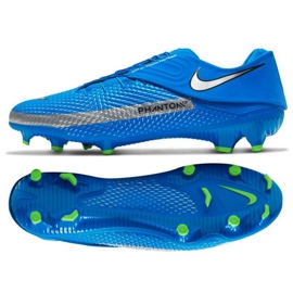 Nike Phantom Gt Academy Flyease Mg M DA2835 400 scarpe da calcio blu blu