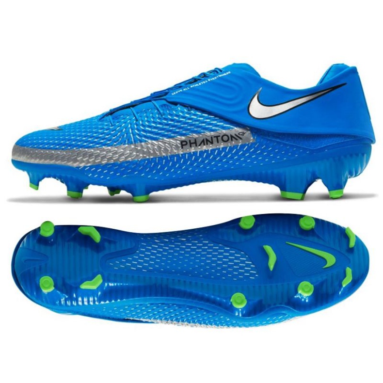 Nike Phantom Gt Academy Flyease Mg M DA2835 400 scarpe da calcio blu blu