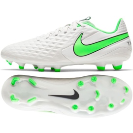 Nike Tiempo Legend 8 Academy Mg M AT5292 030 scarpe da calcio bianco bianco