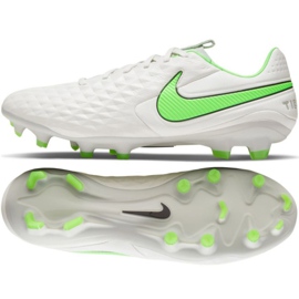 Scarpe da calcio Nike Tiempo Legend 8 Pro Fg M AT6133 030 bianca bianca