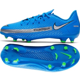Nike Phantom Gt Academy FG / MG Jr CK8476 400 scarpe da calcio blu blu